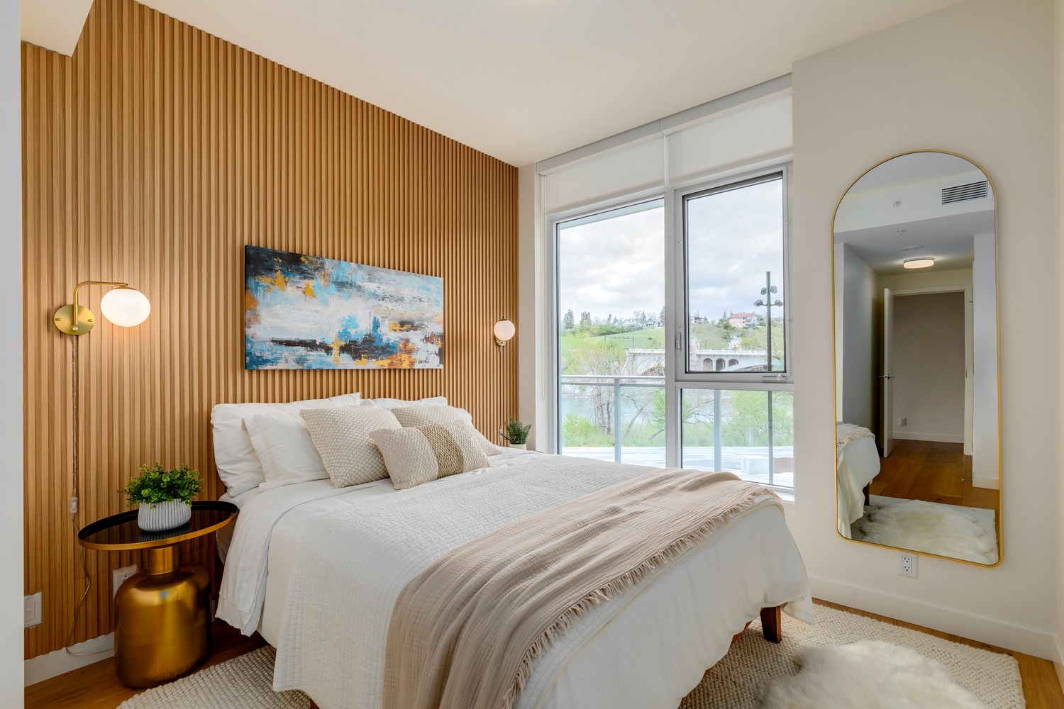 Calgary condo — guest bedroom